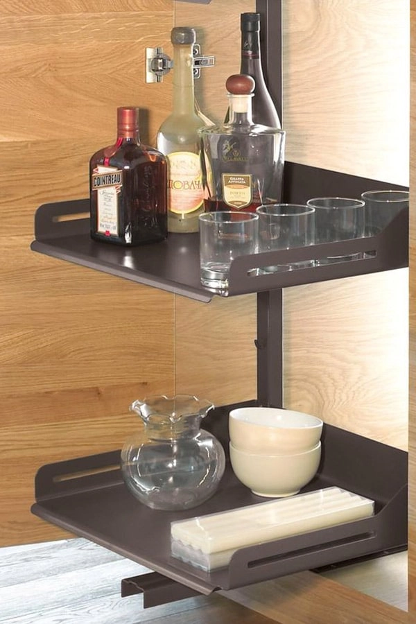 Muebles extraíbles para multiplicar el espacio en la cocina - Buk Design  León